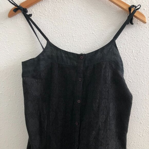 NWT ROXY Button Up Sleeveless Mini Dress Size Large - Picture 4 of 8